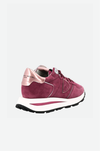 PHILIPPE MODEL - TROPEZ HAUTE LOW DAIM FUCSIA