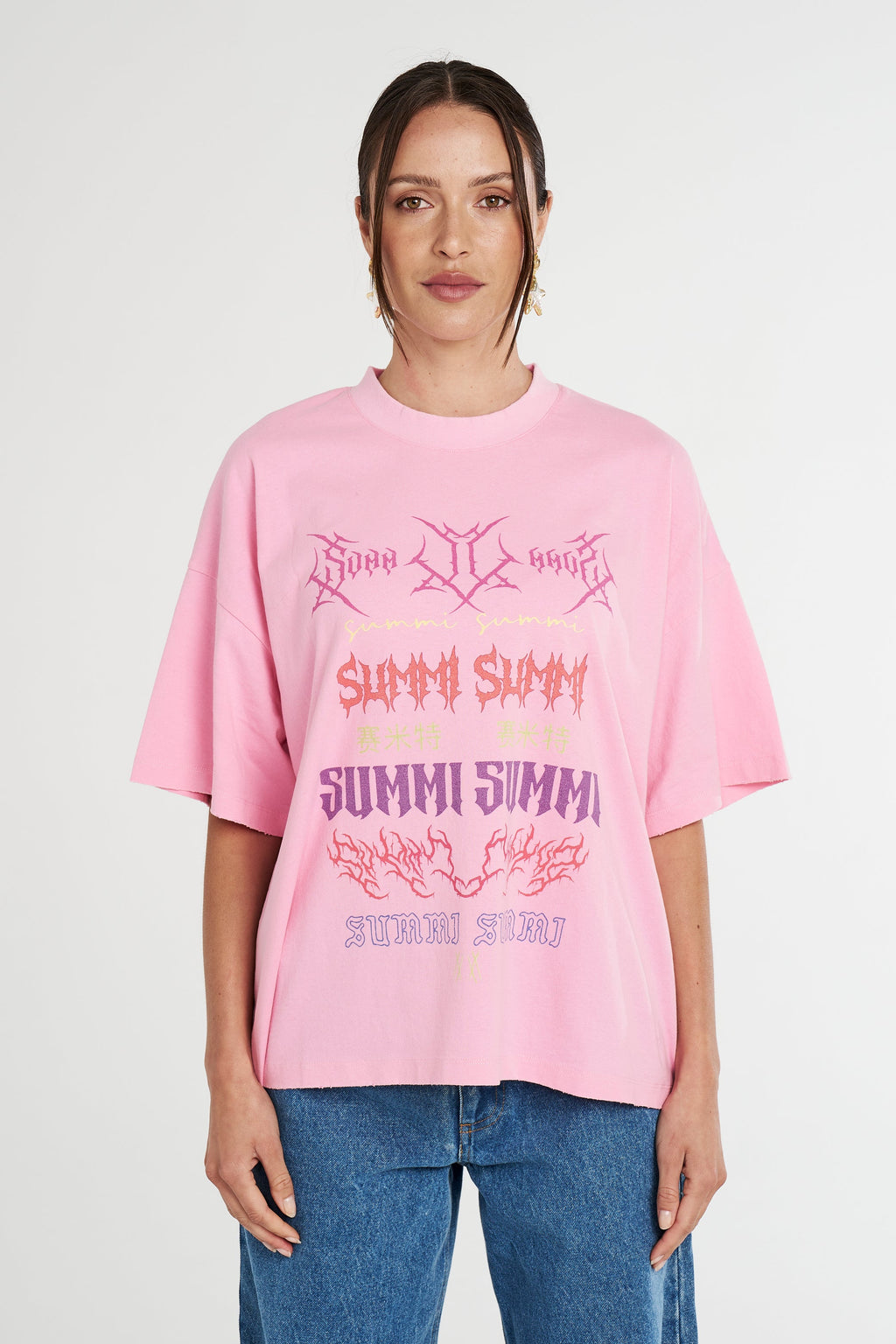 SUMMI SUMMI - BAND TEE PINK