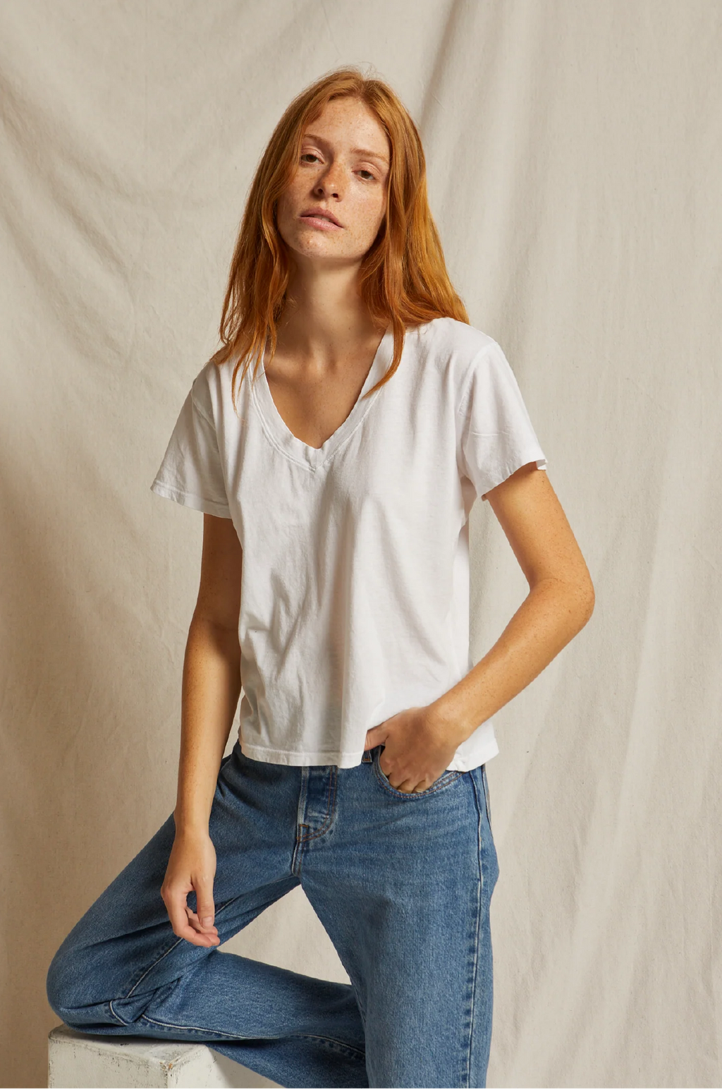PERFECT WHITE TEE - HENDRIX BASIC WHITE