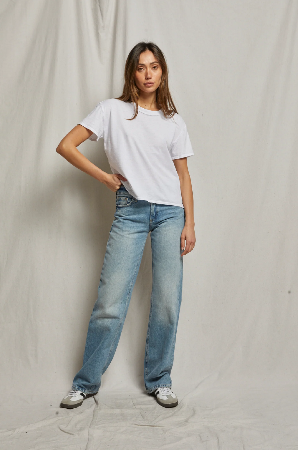 PERFECT WHITE TEE - HARLEY BOXY CREW WHITE