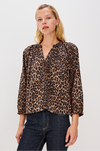 RAILS - SAINT LONG SLEEVE TOP BROWN NALA