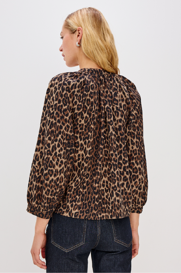 RAILS - SAINT LONG SLEEVE TOP BROWN NALA