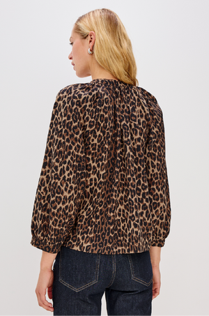 RAILS - SAINT LONG SLEEVE TOP BROWN NALA