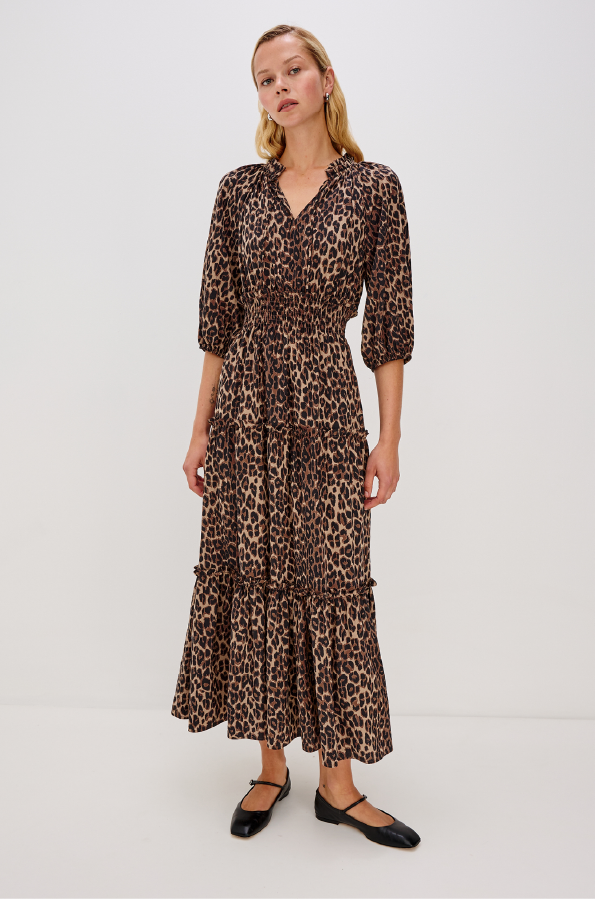 RAILS - CATERINE DRESS BROWN NALA