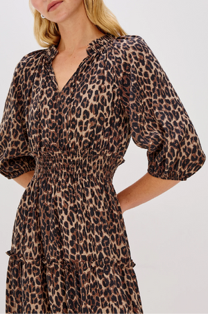 RAILS - CATERINE DRESS BROWN NALA