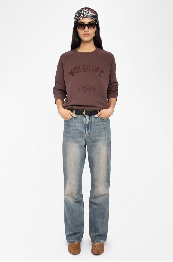 ZADIG ET VOLTAIRE - UPPER MO VOLTAIRE PARIS BURGUNDY