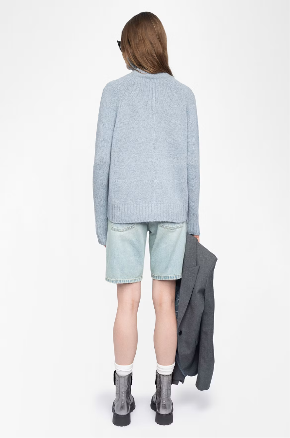 ZADIG ET VOLTAIRE - MORA WE ROCK LIGHT BLUE