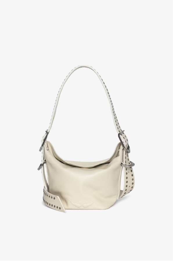 ZADIG ET VOLTAIRE - BABY JANE LEATHER STUDS FLASH BAG