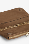 ZADIG ET VOLTAIRE - ROCK WESTERN SUEDE COGNAC BAG