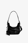 ZADIG ET VOLTAIRE - BABY JANE LEATHER BLACK BAG