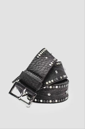 ZADIG ET VOLTAIRE - STARLIGHT LEATHER BELT BLACK