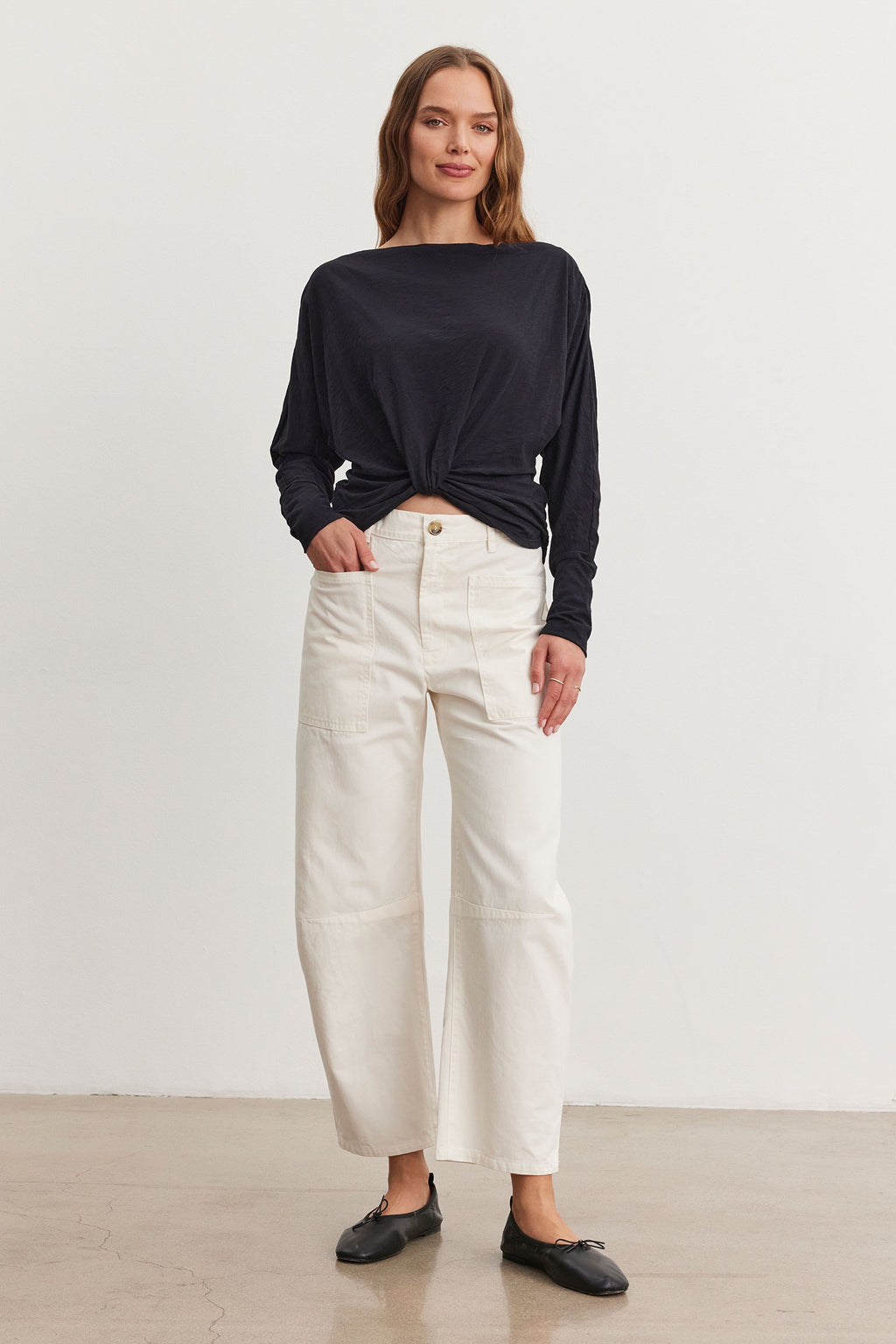 VELVET - BRYLIE IVORY PANTS