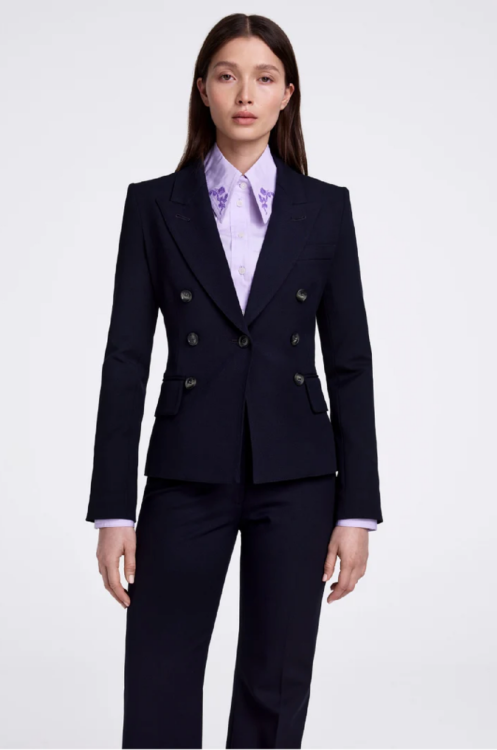 SMYTHE - MINI NOT A DB BLAZER DEEP NAVY