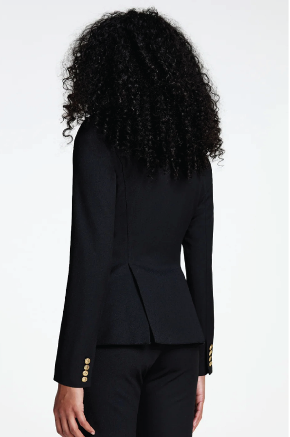 SMYTHE - DUCHESS BLAZER FULL BACK BLACK