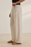 VELVET - STEPHANIE LINEN PANT BEACH