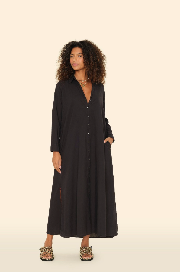 XIRENA - BODEN DRESS BLACK