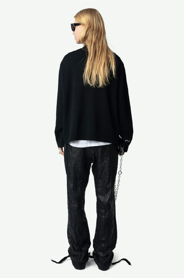 ZADIG ET VOLTAIRE - MIKY BLACK CASHMERE