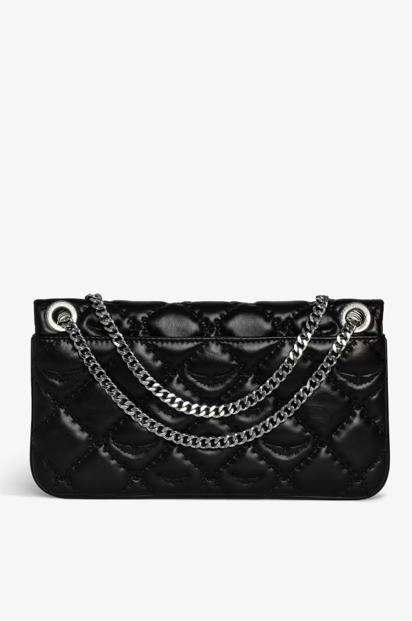 ZADIG ET VOLTAIRE - ROCK II QUILTED MONOGRAM BLACK