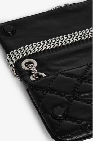 ZADIG ET VOLTAIRE - ROCK II QUILTED MONOGRAM BLACK