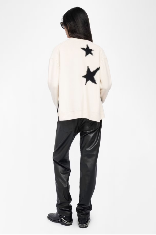 ZADIG ET VOLTAIRE - MIRKAZ WS STARS USED ECRU