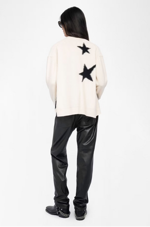 ZADIG ET VOLTAIRE - MIRKAZ WS STARS USED ECRU