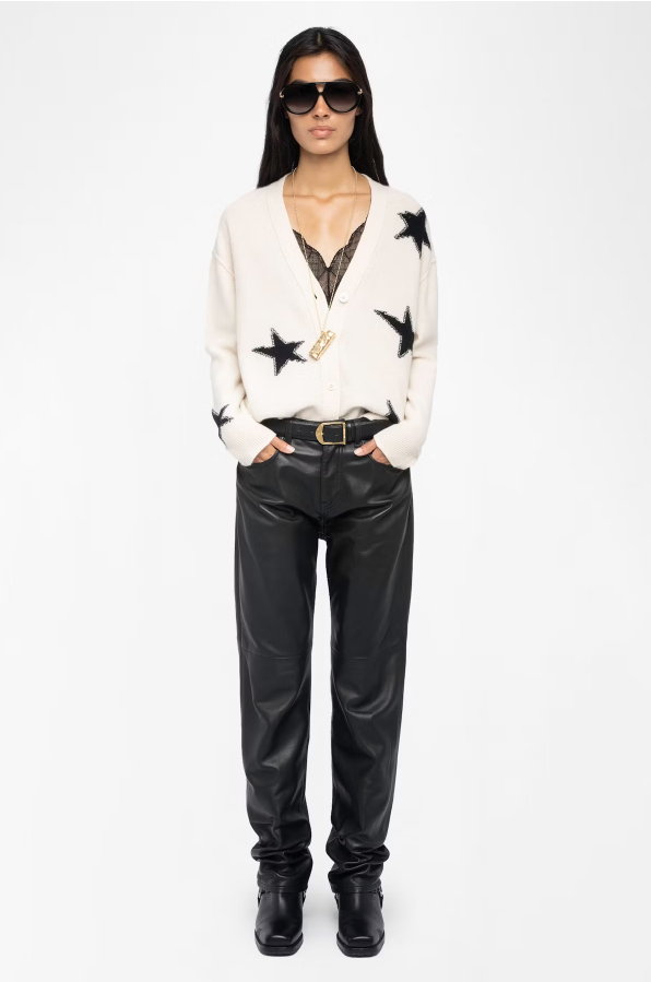 ZADIG ET VOLTAIRE - MIRKAZ WS STARS USED ECRU