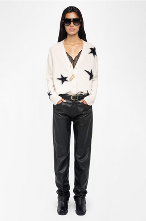ZADIG ET VOLTAIRE - MIRKAZ WS STARS USED ECRU