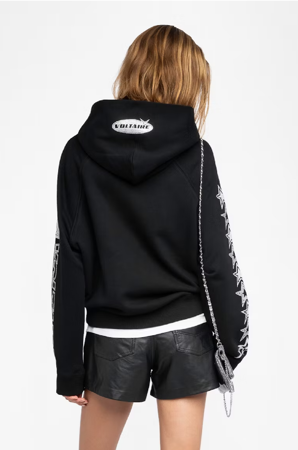 ZADIG ET VOLTAIRE - GEORGYS MO MULTICROSS STRASS BLACK