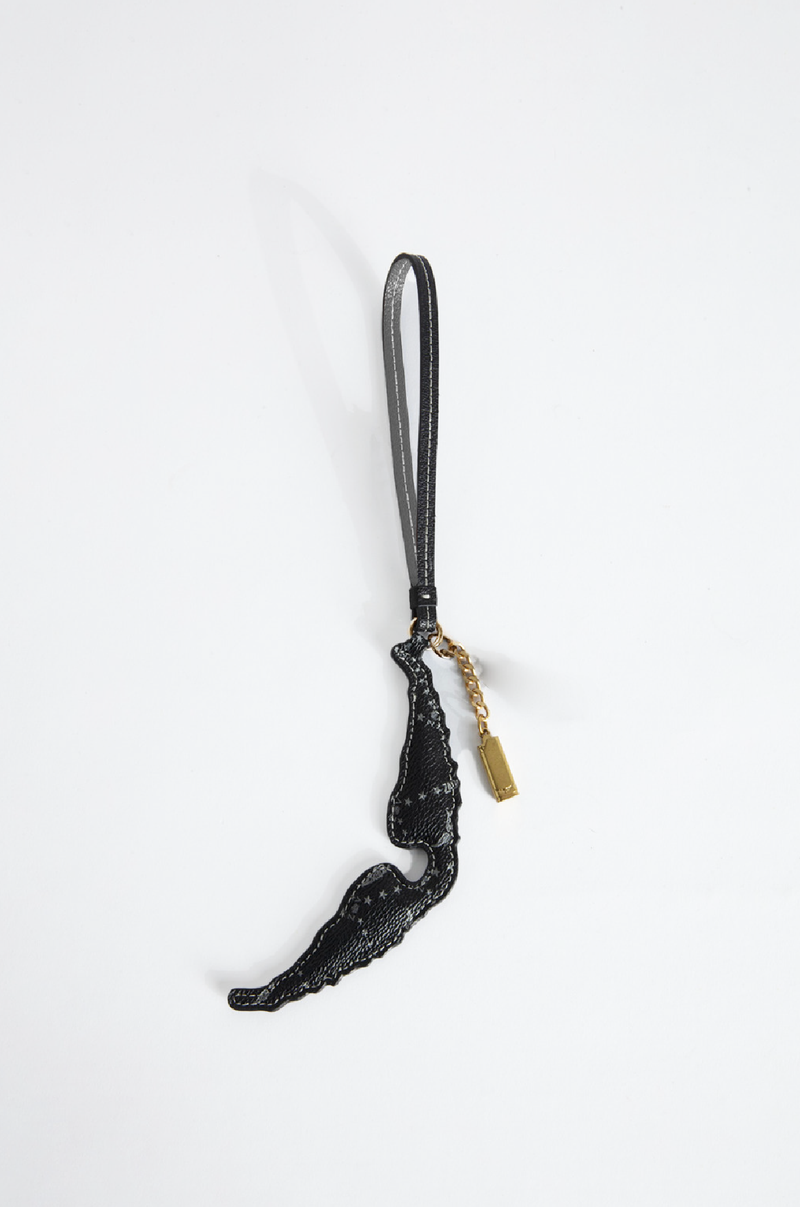 ZADIG ET VOLTAIRE - Z WINGS MONOGRAM KEYRING IN BLACK