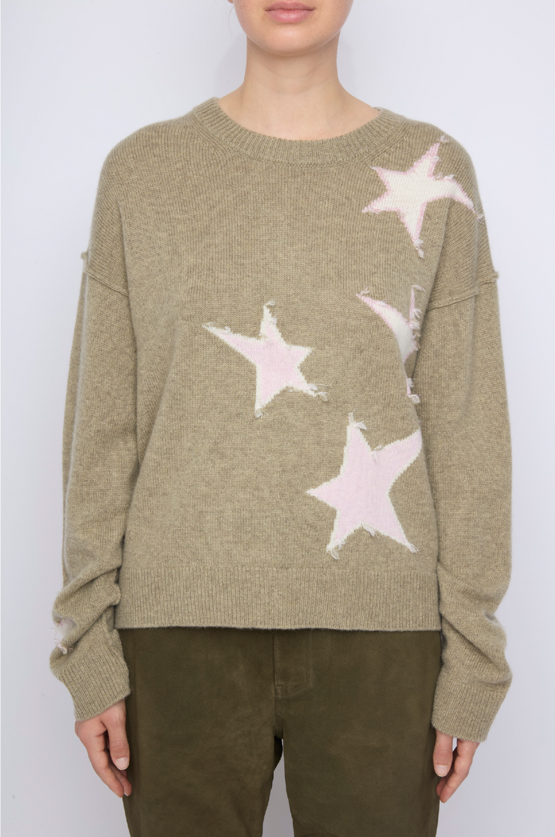ZADIG ET VOLTAIRE - MARKUZ WS STARS OLIVE