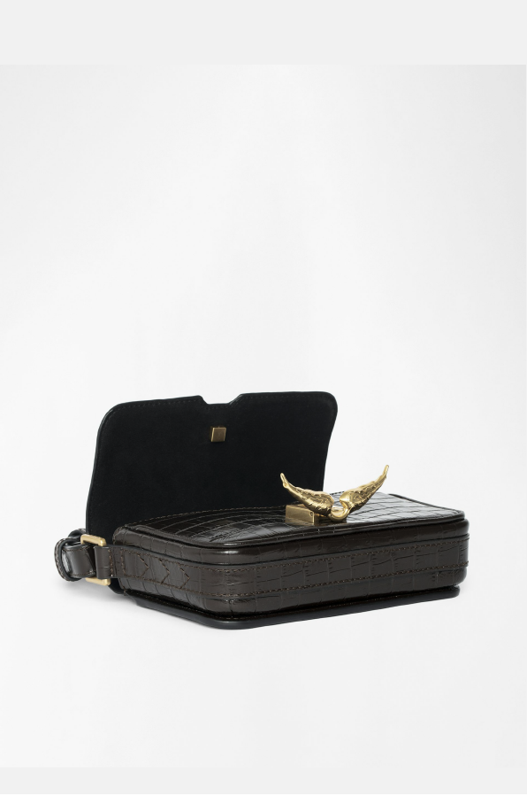 ZADIG ET VOLTAIRE - LE ZAZI EMBOSSED CROCO
