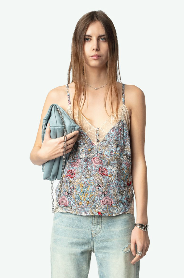 ZADIG ET VOLTAIRE - CYOKO BRITISH FLOWER MIST CAMI