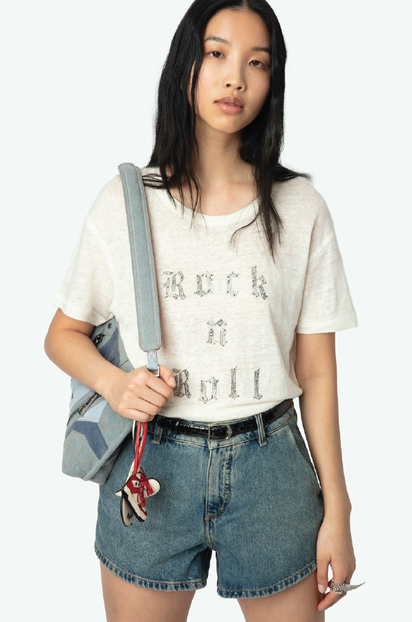 ZADIG ET VOLTAIRE - MARTA LINEN ROCK N ROLL