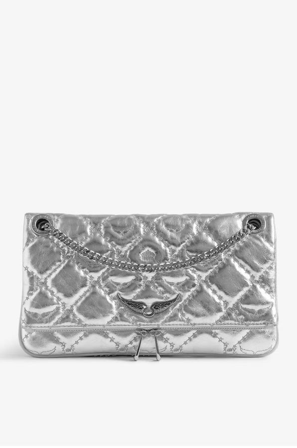 ZADIG ET VOLTAIRE - ROCK II METAL MONOGRAM SILVER