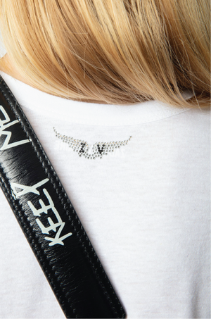 ZADIG ET VOLTAIRE - MARTA V WINGS STRASS WHITE