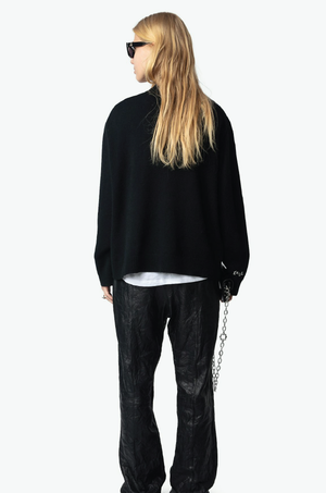 ZADIG ET VOLTAIRE - MIKY BLACK CASHMERE