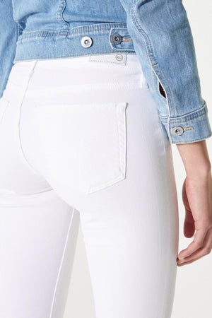 ADRIANO GOLDSCHMIED  PRIMA WHITE denim skinny jeans