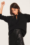 Bash paris phanie leather skirt black
