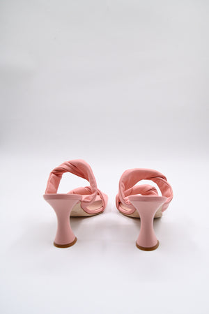 emporio italia fuscia heels pink rosa leather italy