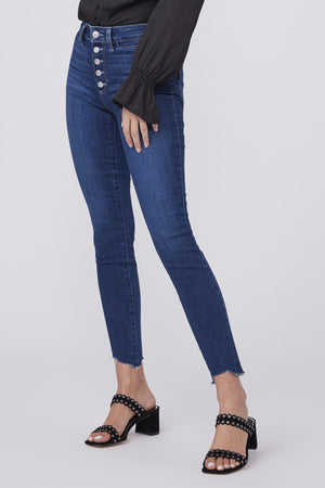 paige denim jeans blue hoxton ankle exposed buton fly welt star sign