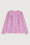 ba&sh xala floral shirt rose